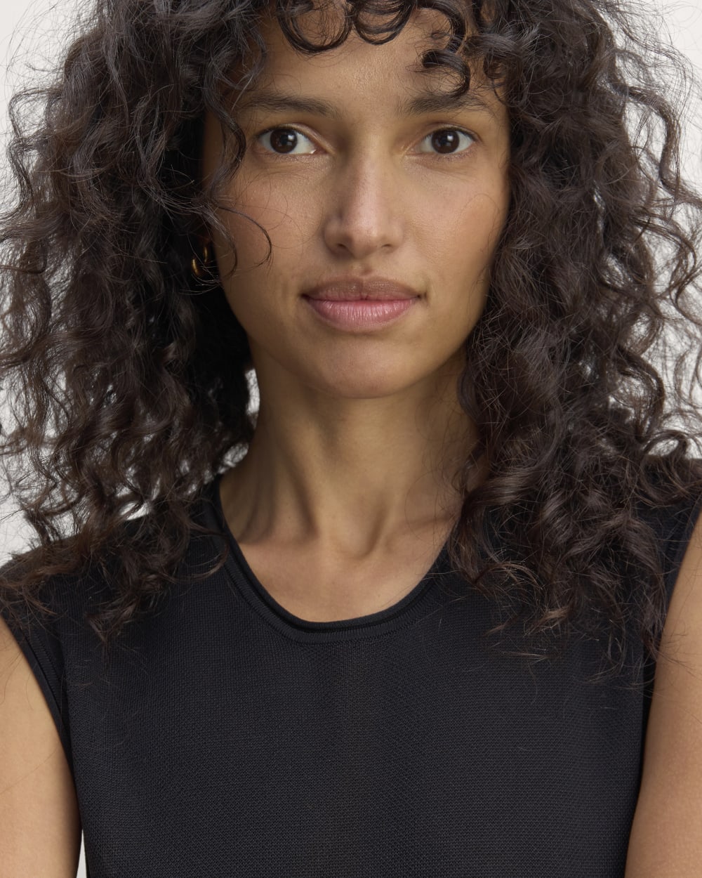 The Knit Pleated Dress | Black