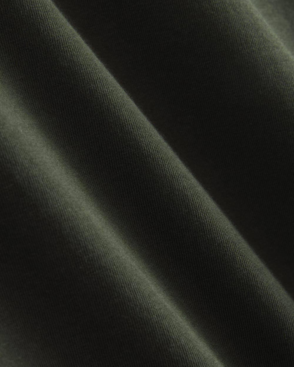 The Essential Organic Long-Sleeve Tee | Dark Green