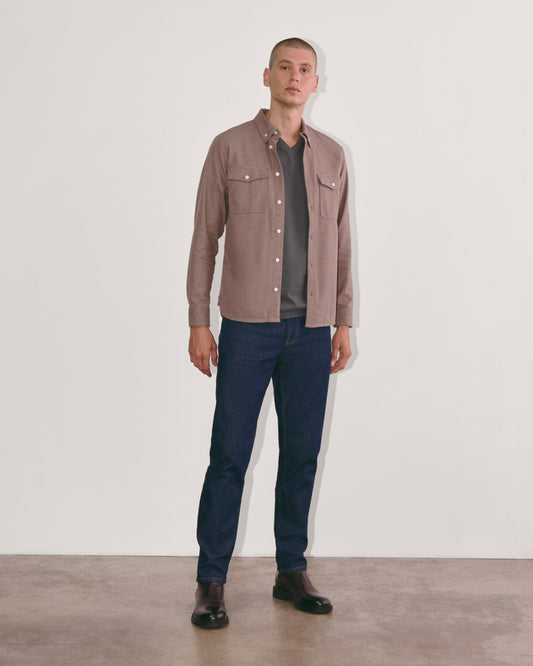 The Essential Organic V-Neck Tee | Graphite