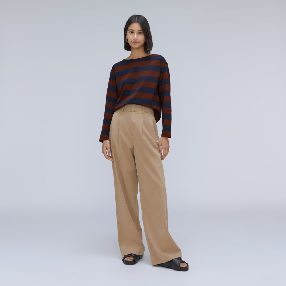 The Mariner Tee | Carob / Navy