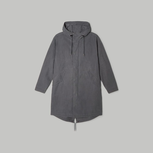 The Waxed Cotton Parka | Slate