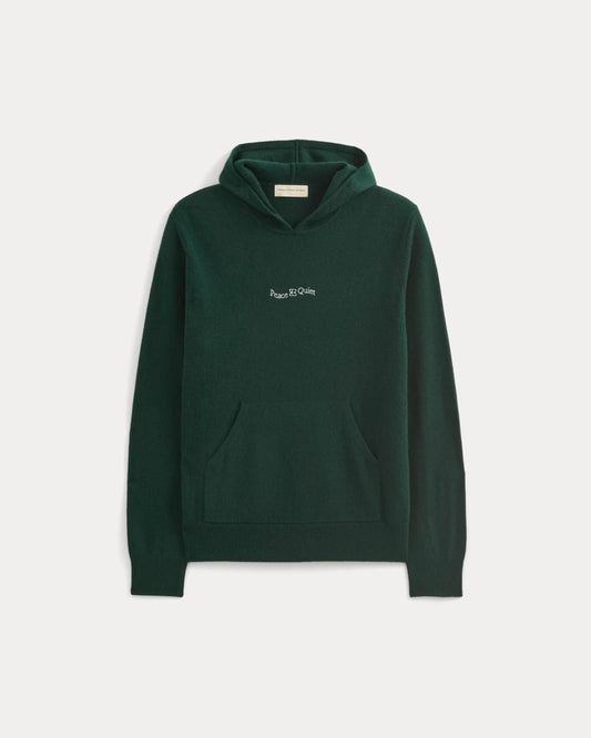 Everlane x Peace & Quiet Cashmere Hoodie | Pine