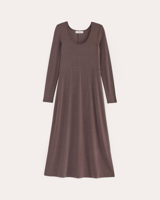 The Maddie Dress in Butterknit | Espresso