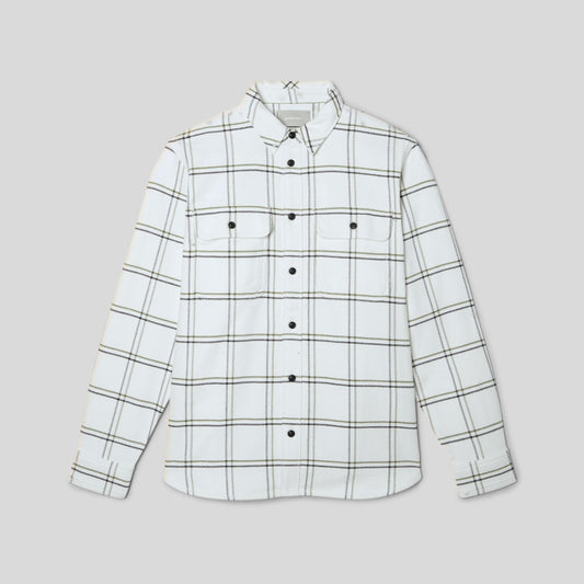 The Heavyweight Overshirt | Uniform | Moss Double Windowpane