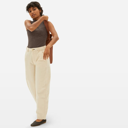 The Pima Micro-Rib Funnel-Neck Tank | Heathered Fatigue