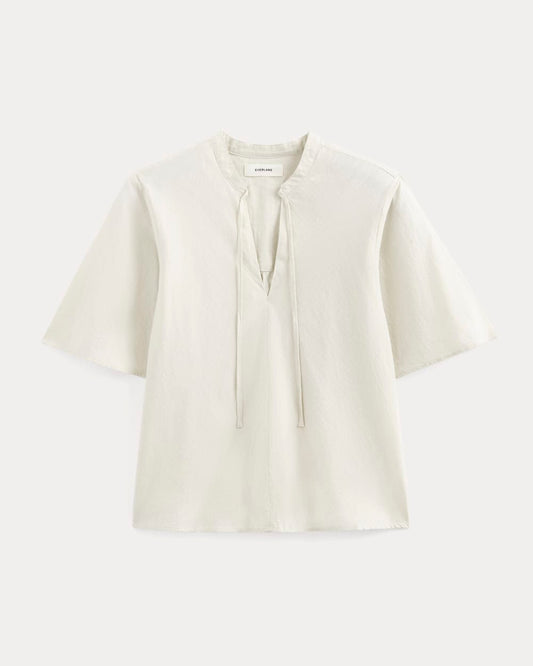 The Gauze Tie-Front Shirt | Birch