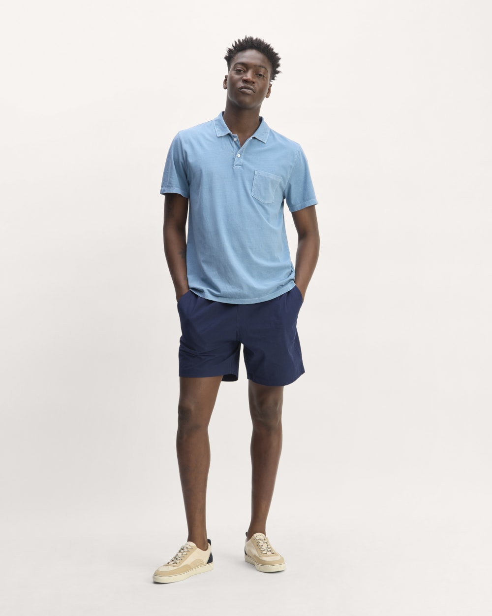 The Seersucker Short | Deep Blue