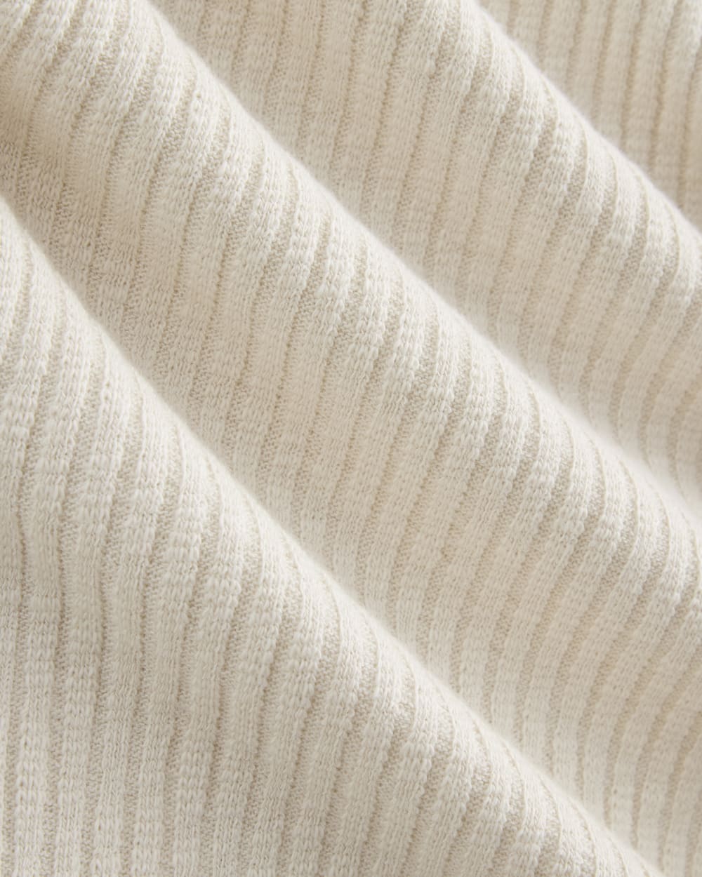 The Cozy Rib Polo Dress | Bone