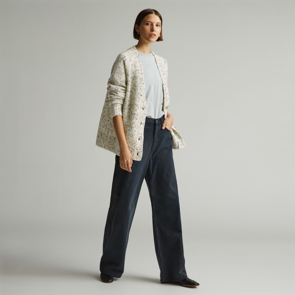 The Confetti Cardigan | Seafoam Green Multi