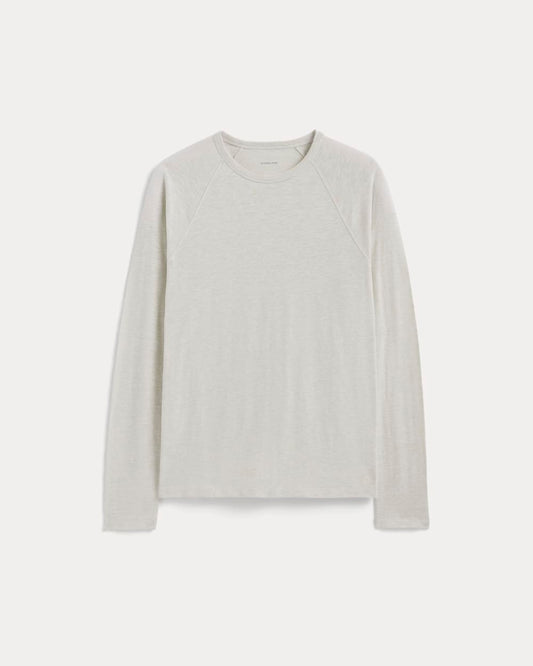 The Rec Long-Sleeve Crew | Heathered Oat