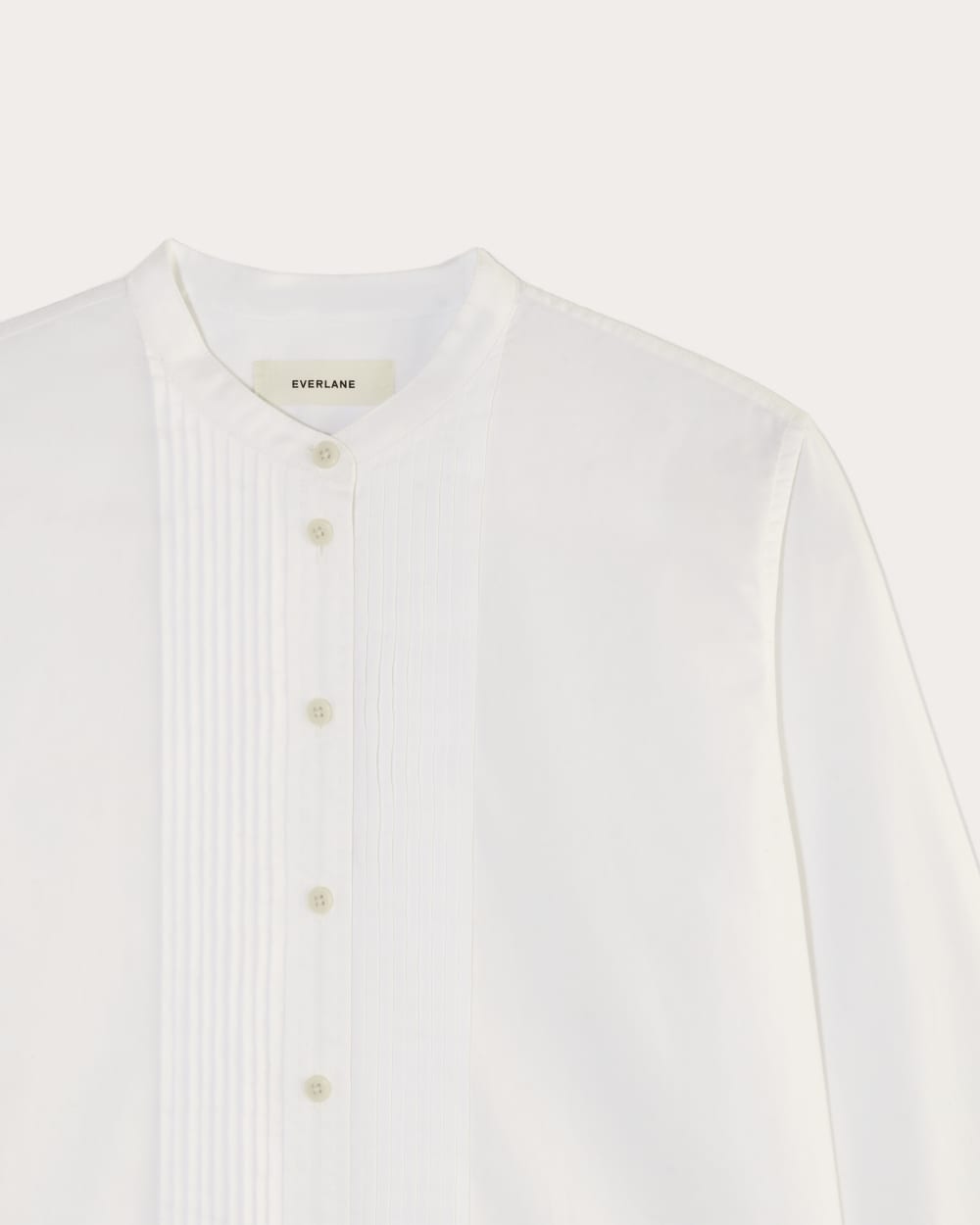 The Tuxedo Shirt in Silky Cotton | White