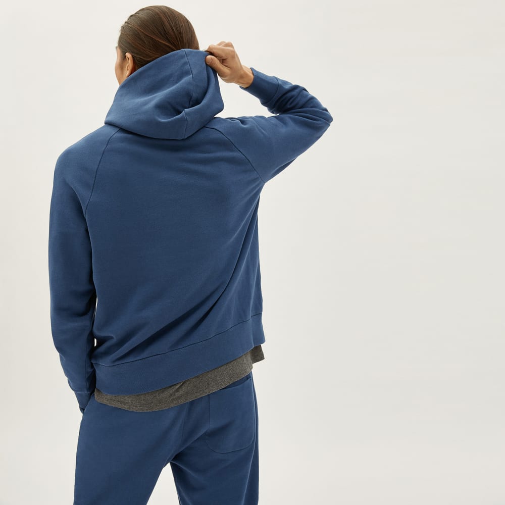 The Track Hoodie | Kingfisher Blue