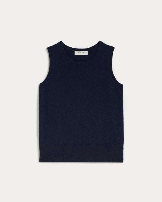 The Classic Tank in Cashmere | Navy