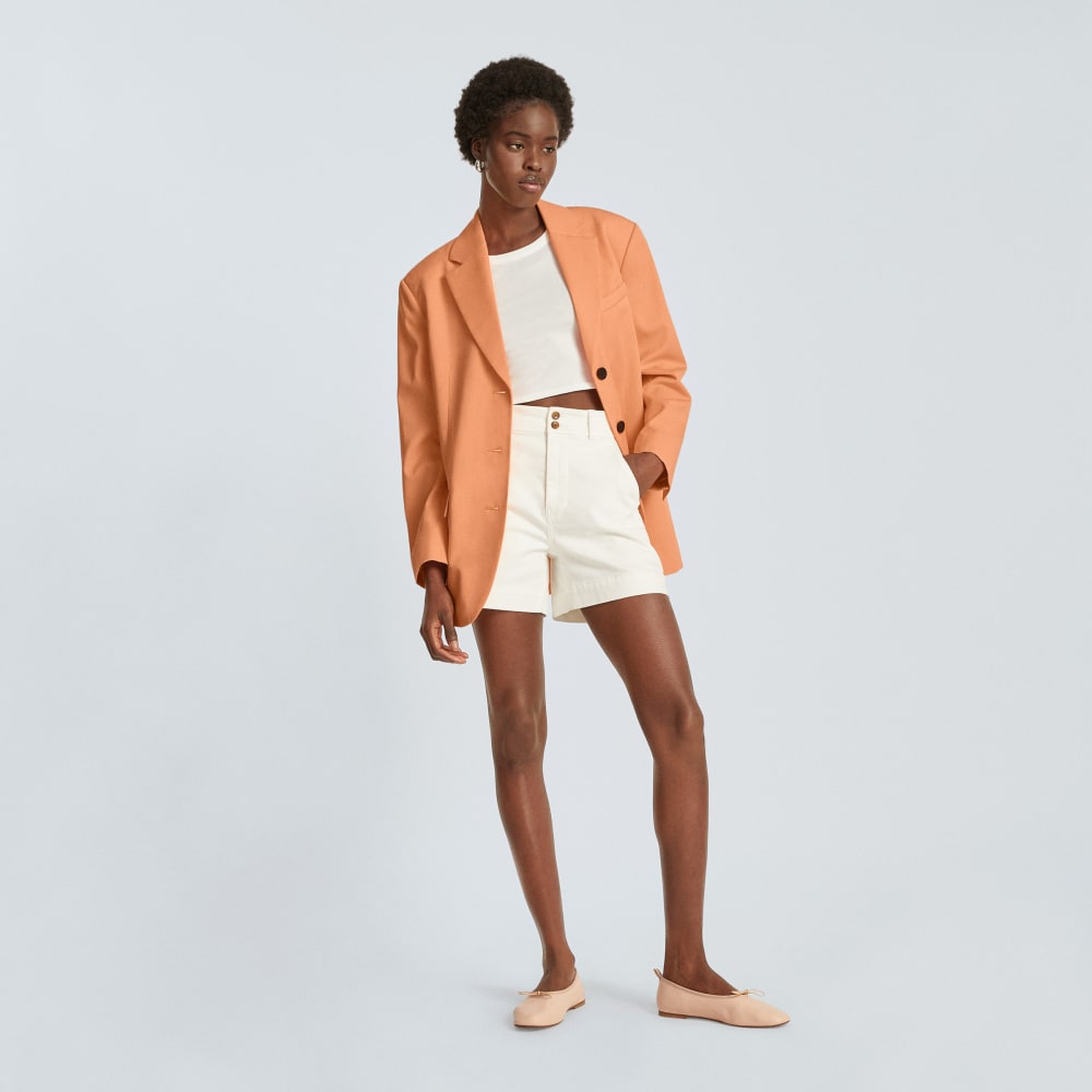 The ’80s Blazer | Orange Chiffon