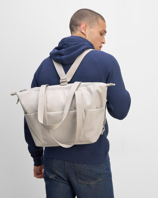 The ReNew Transit 3-Way Tote | Warm Quartz