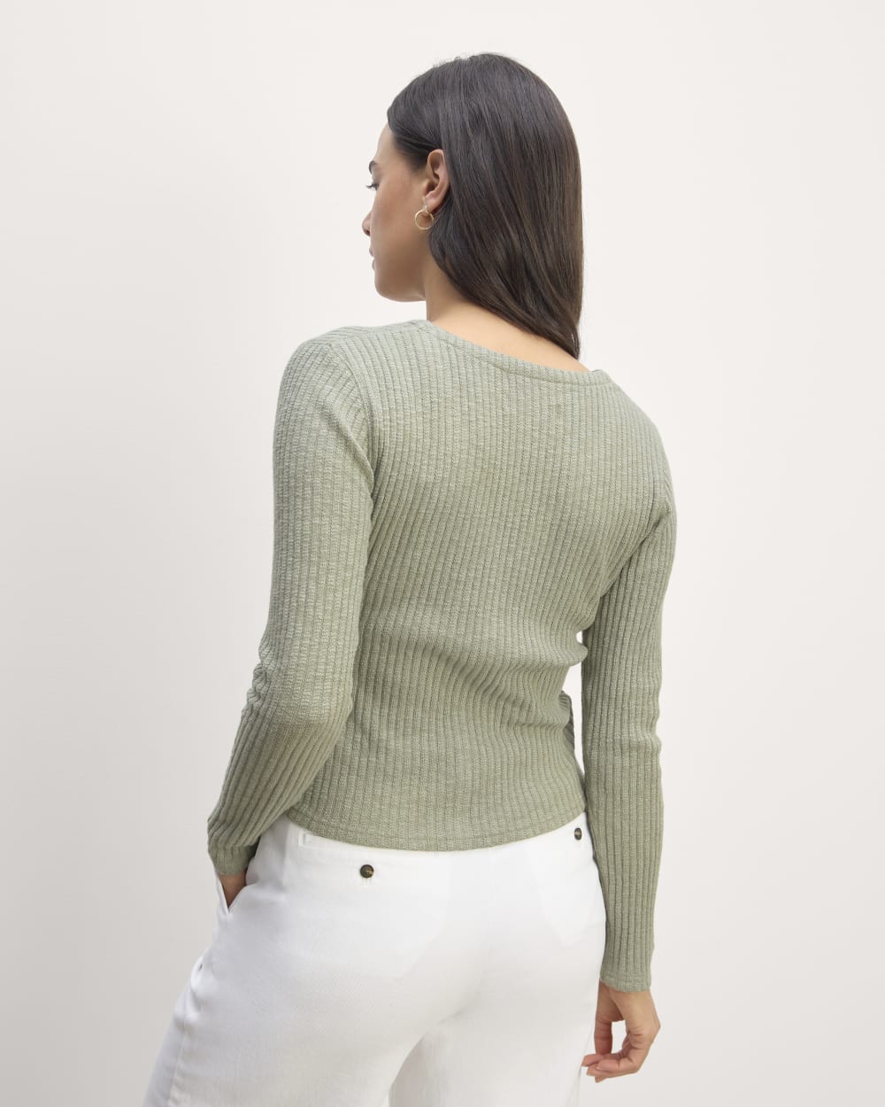 The Cozy Rib Cardigan | Sage Green