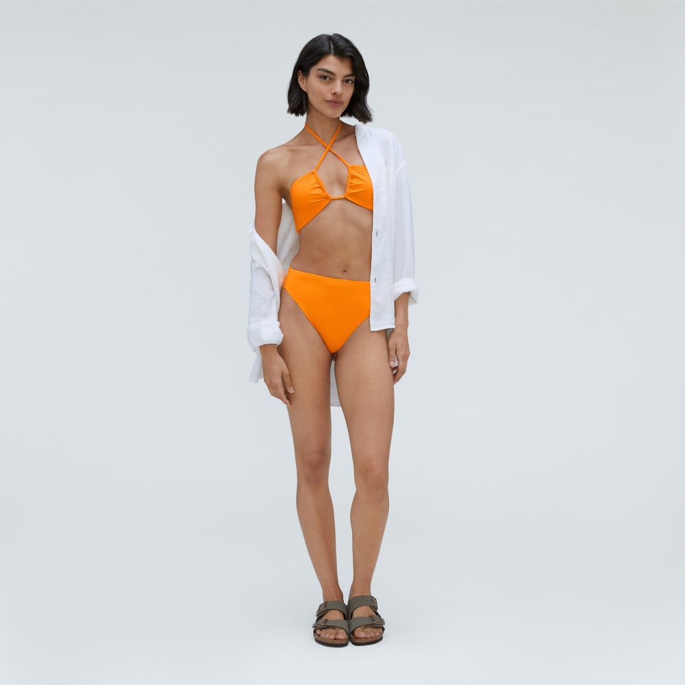 The High-Rise Cheeky Bikini Bottom | Turmeric