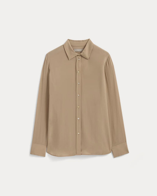 The Must-Have Shirt in Washable Silk | Burnt Sugar