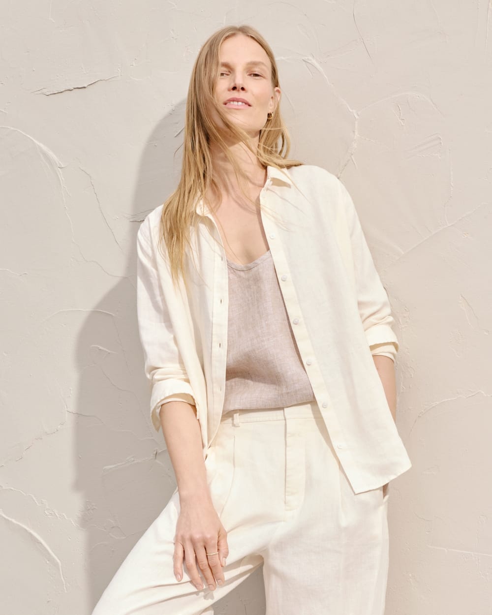 The Scoop Tank in Linen | Cornstalk Chambray