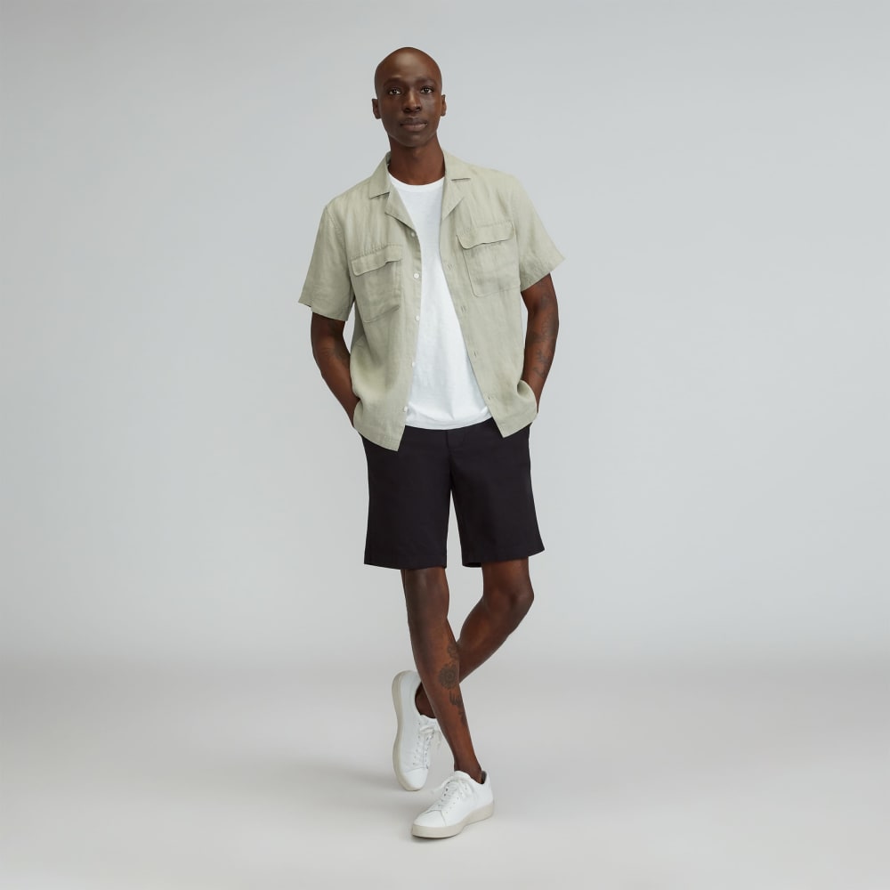The Resort Shirt in Linen | Seagrass