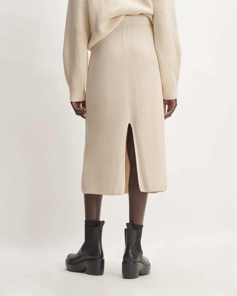 The Organic Cotton Sweater Midi Skirt | Canvas