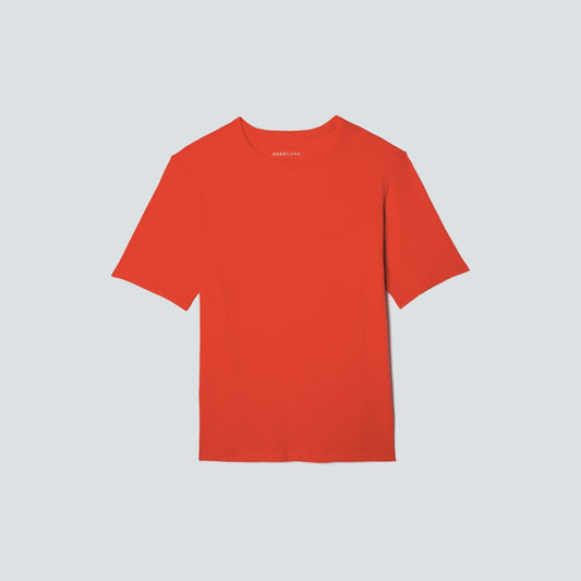 The Air Tee | Red Orange