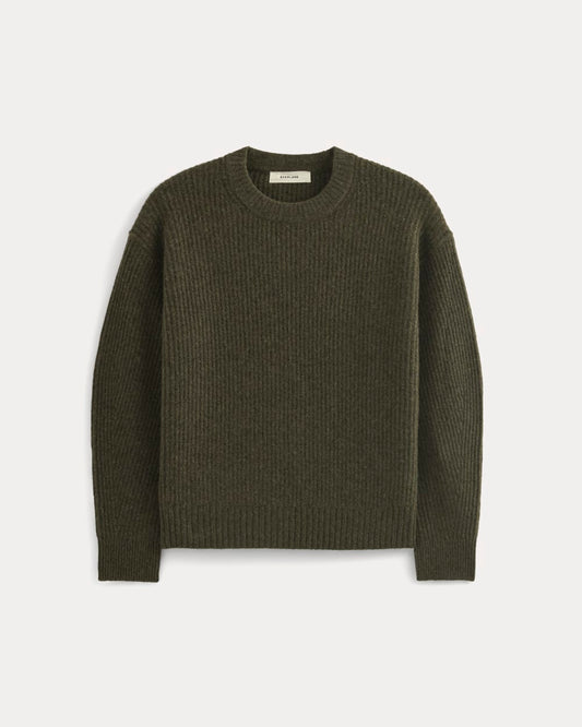 The Cocoon Crew in Wool Cashmere | Heather Beech