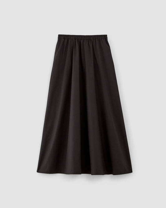 The Supima® Pull-On Maxi Skirt | Black
