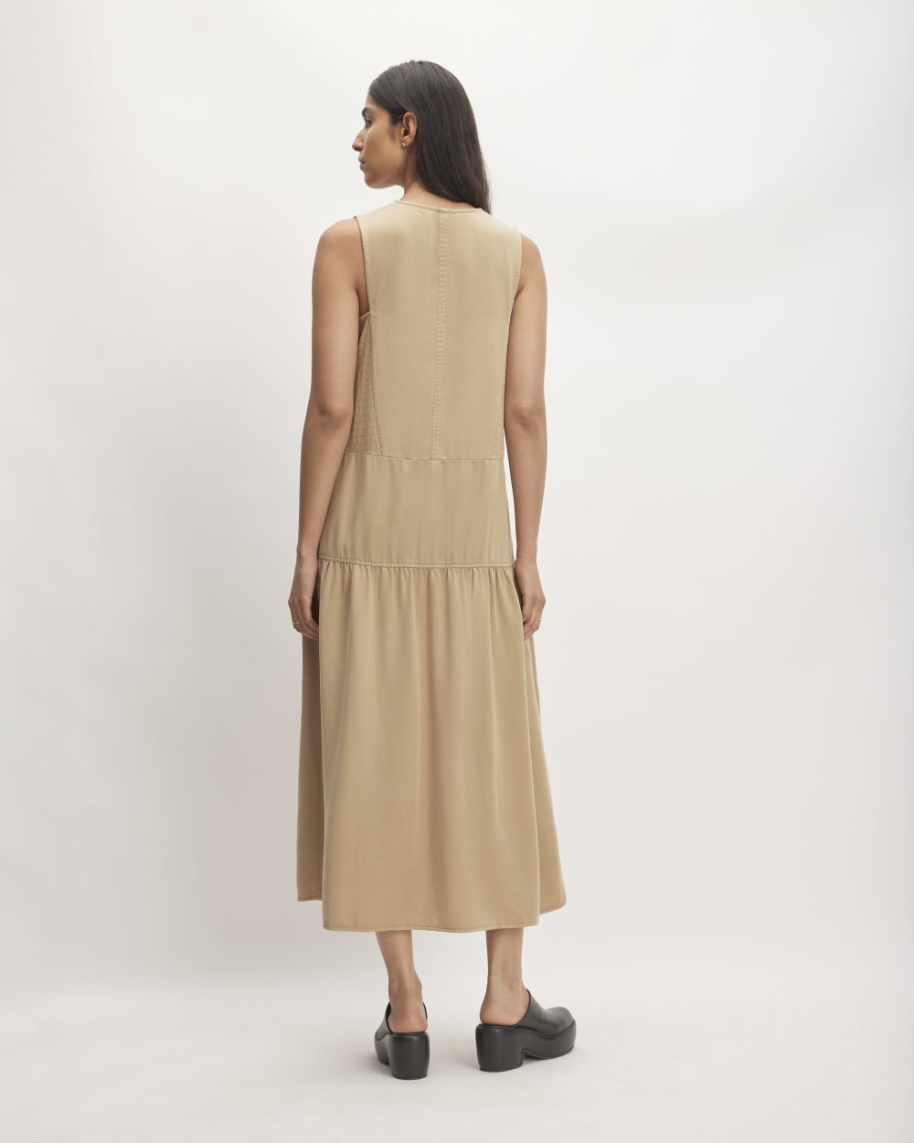 The TENCEL™ V-Neck Dress | Cornstalk