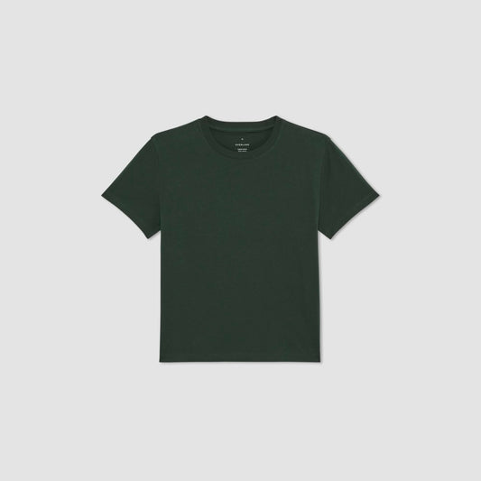 The Box-Cut Tee in Essential Cotton | Scarab | No Pocket