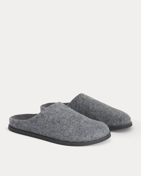 Wool Clog | Charcoal