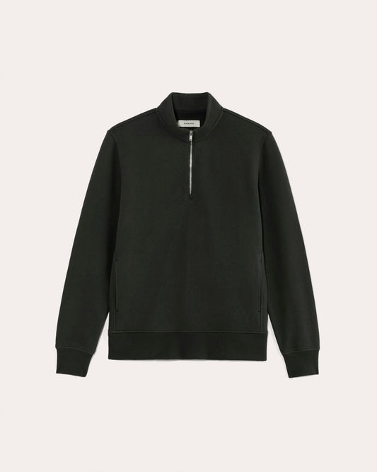The Off-Duty Terry Quarter-Zip | Black