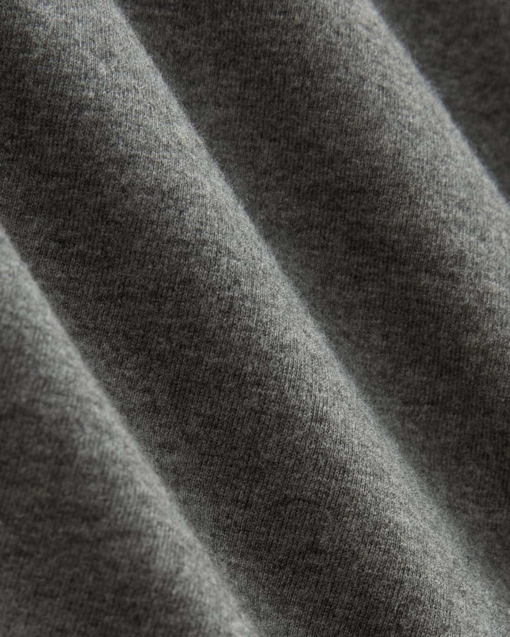 The Box-Cut Tee in Essential Cotton | Heathered Charcoal | Pocket