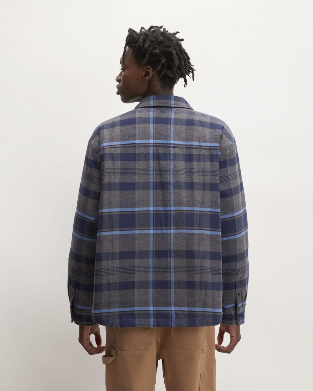 The Flannel Filled Shirt Jacket | Heritage Blue / Black / Navy / Heather Charcoal
