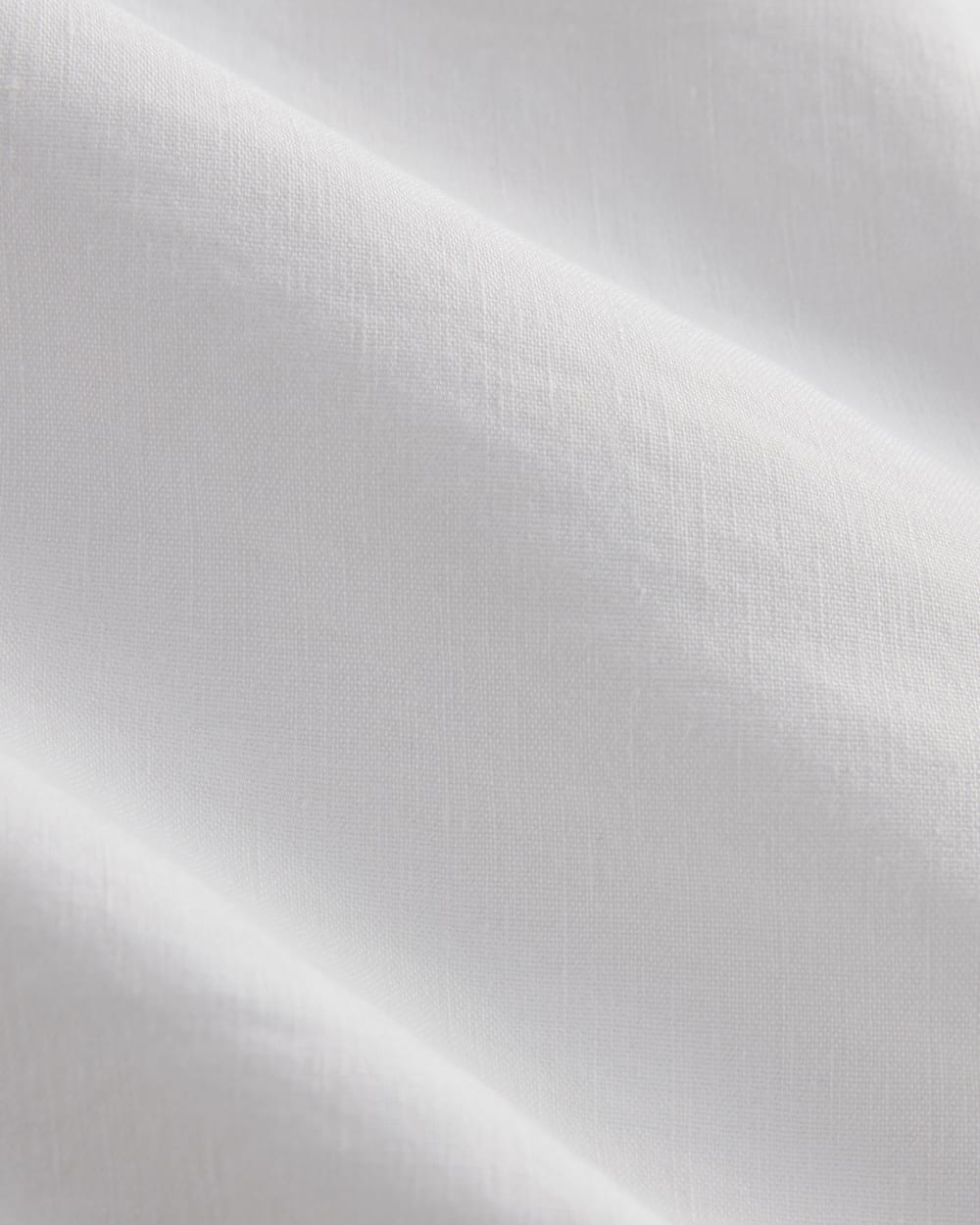 The Seamed Top in Stretch Linen | White