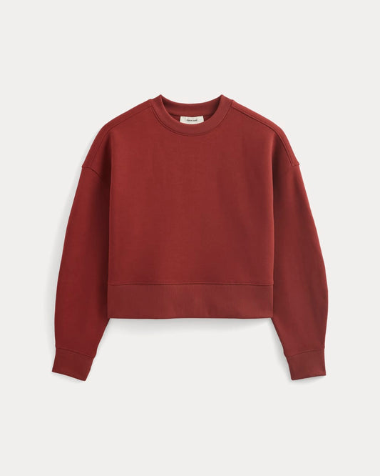 Luxe Fleece Sweatshirt | Merlot