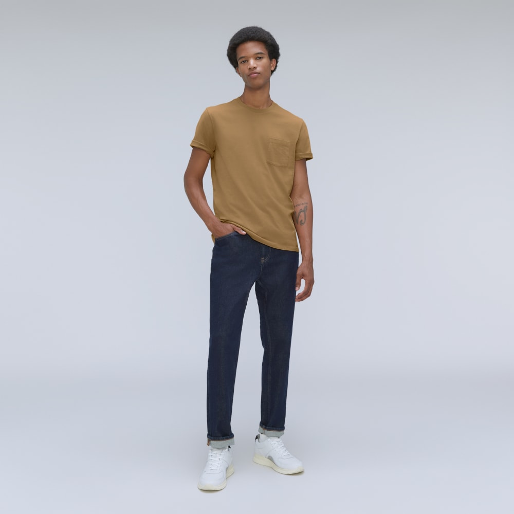 The Organic Cotton Pocket Tee | Dark Brown