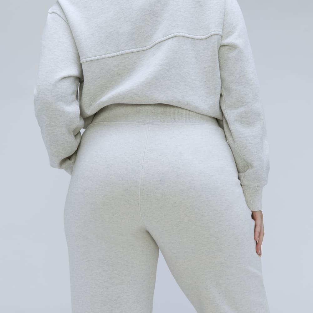 The Track High-Waist Pant | Light Heather Grey