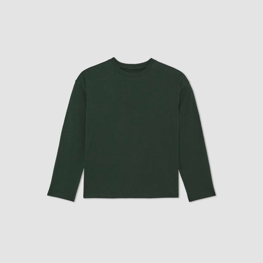 The Organic Cotton Relaxed Long Sleeve Tee | Scarab