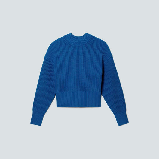 The Texture Cotton Crew | Lapis Blue