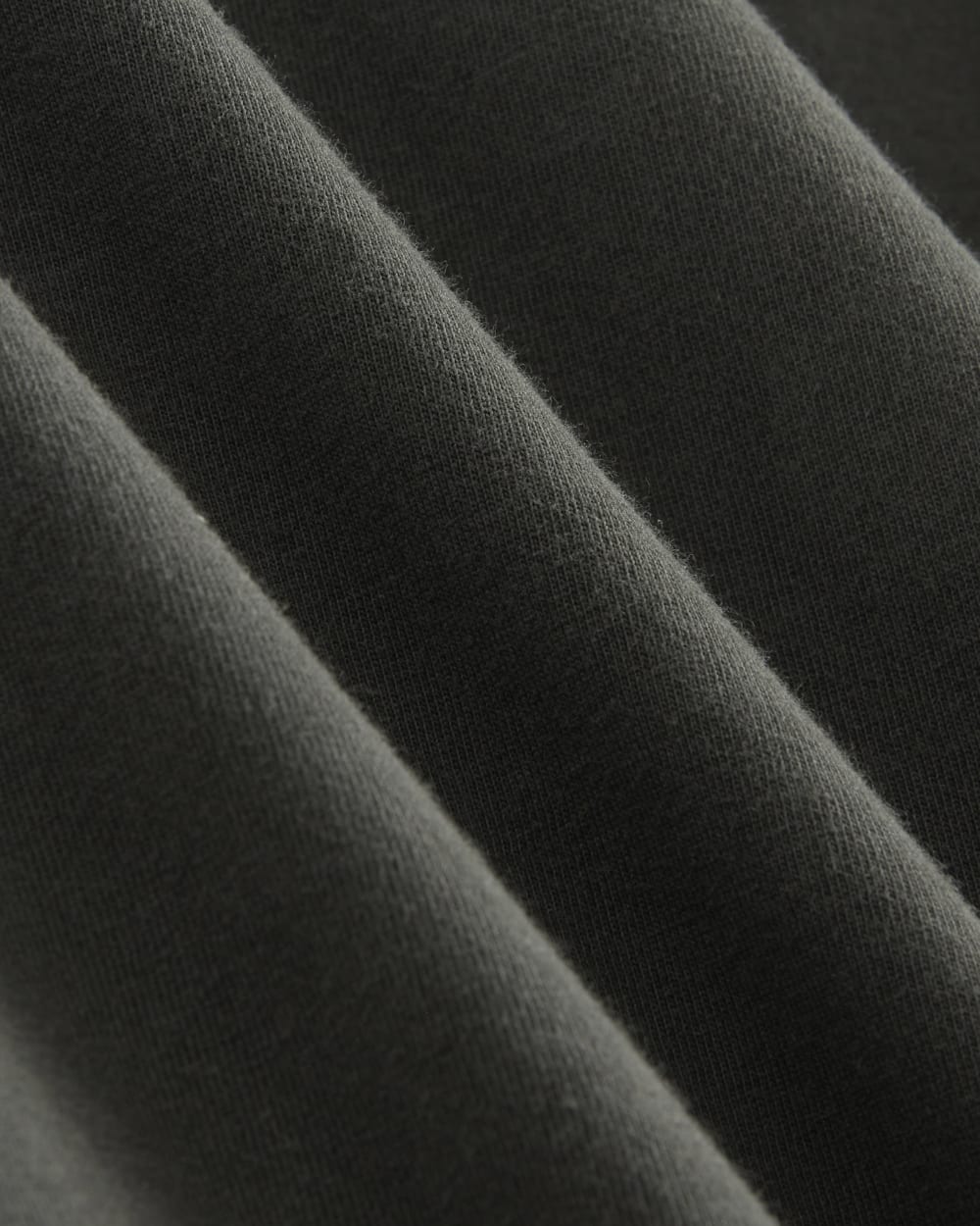 The Essential Organic Garment-Dyed Henley | Black