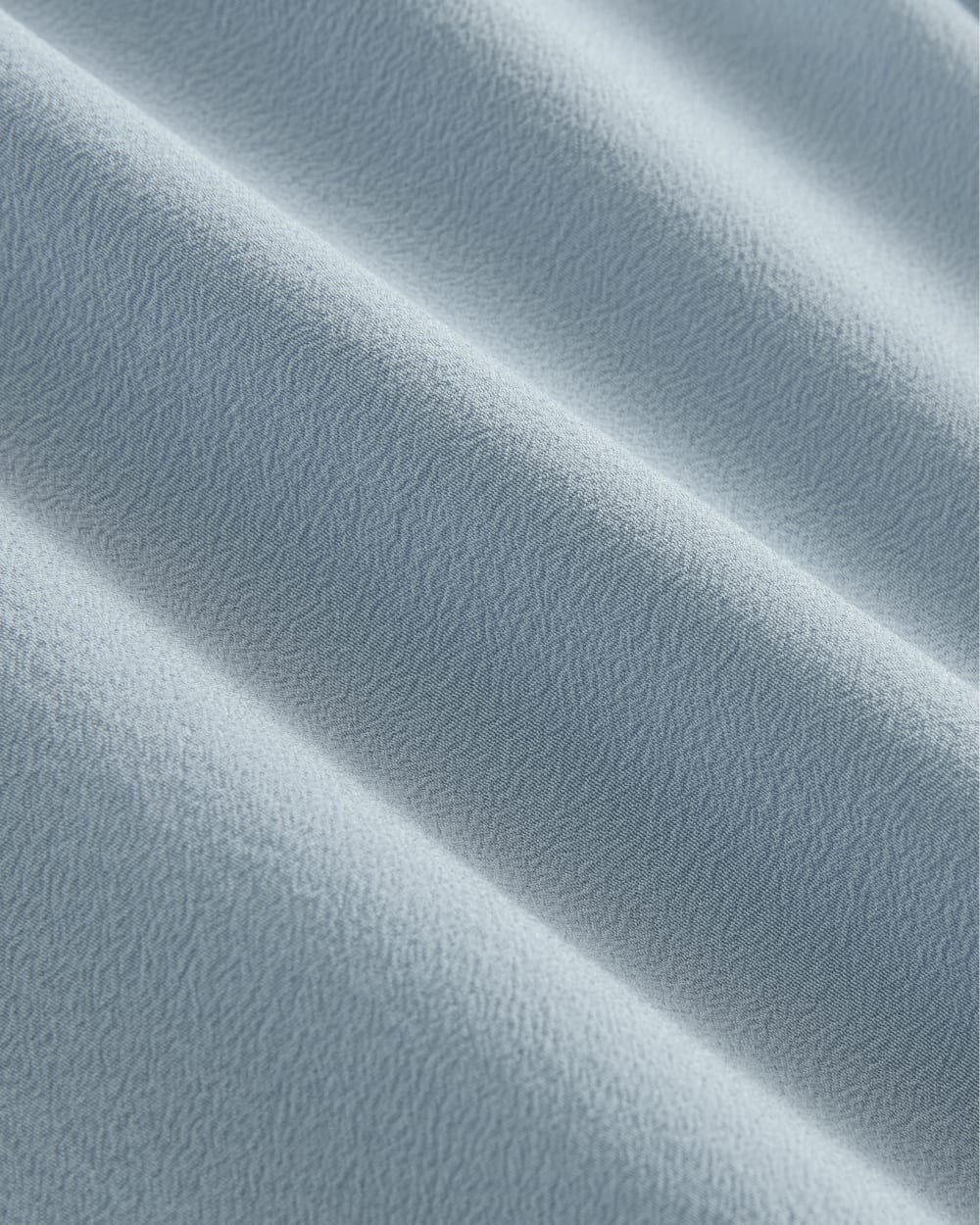 The Tie Back Cami in Washable Silk | Soft Blue