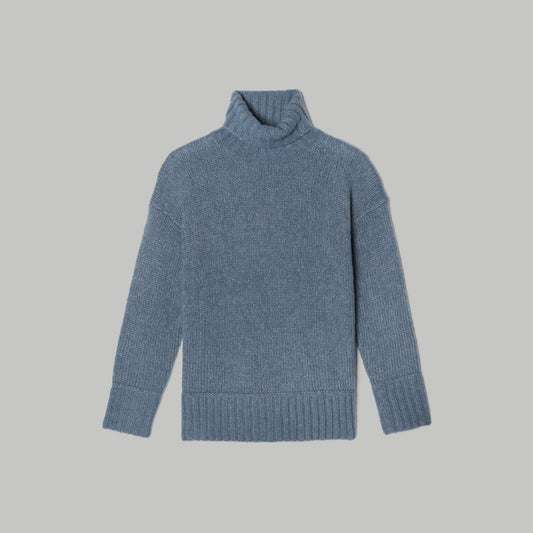 The Cloud Turtleneck | Faded Blue