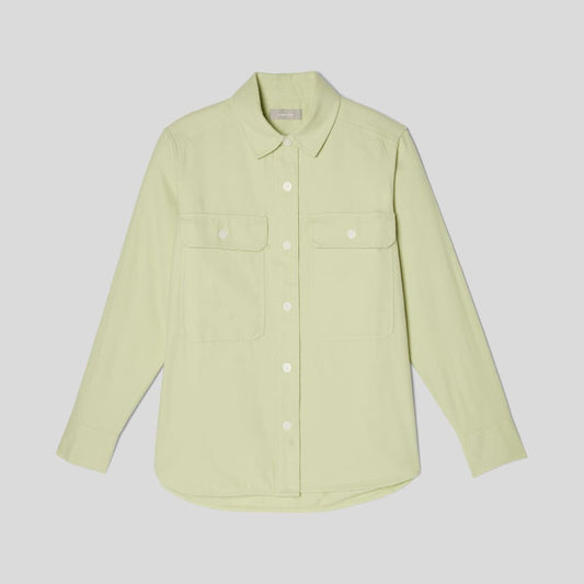 The Classic Cotton Flannel Shirt | Seafoam Green
