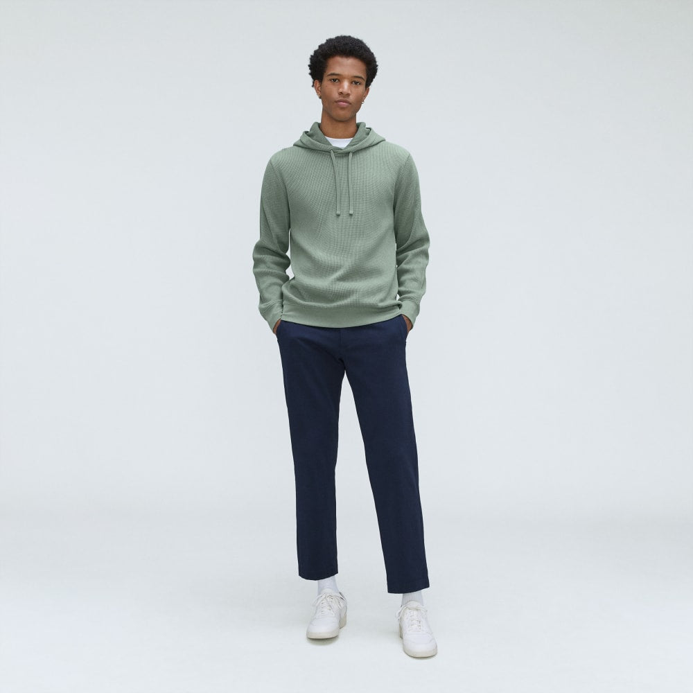 The Waffle-Knit Hoodie | Lily Pad