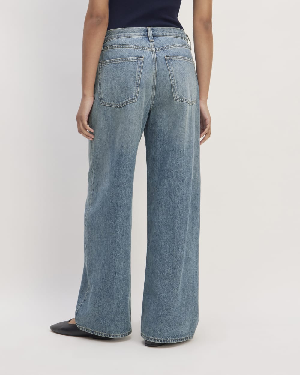 The Super Baggy Jean | Faded Indigo