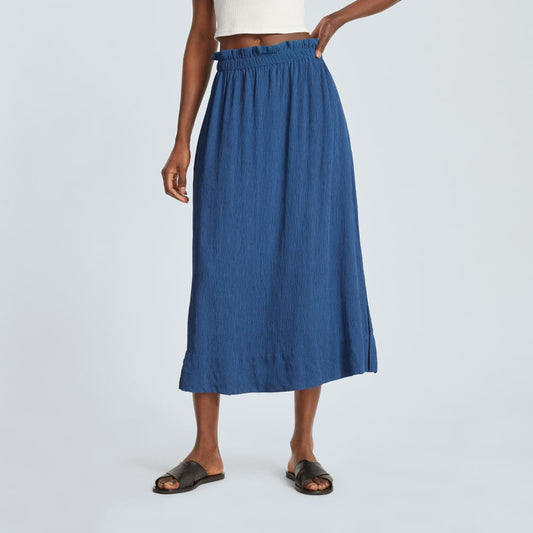 The Naia™ Ripple Skirt | Deep Blue
