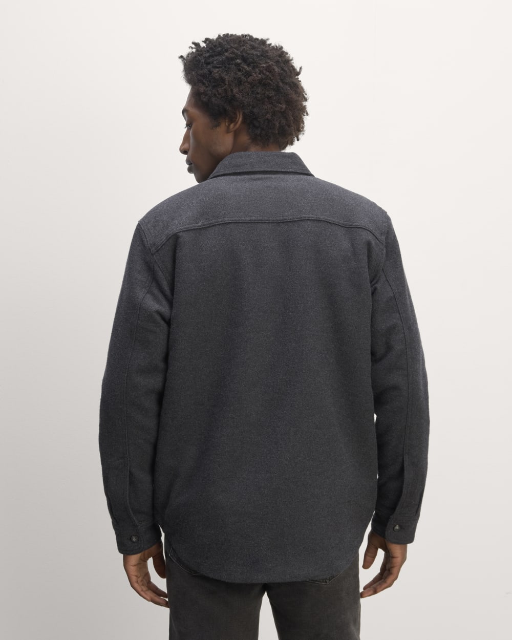The ReNew Fleece-Lined Heavyweight Overshirt | Heather Charcoal