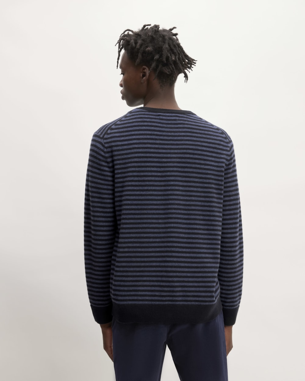 The Grade-A Cashmere Crew | Indigo / Dark Navy