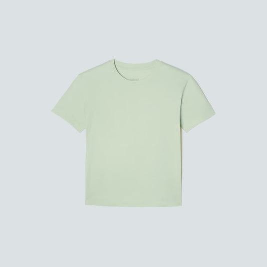 The Box-Cut Tee in Essential Cotton | Seafoam Green | No Pocket